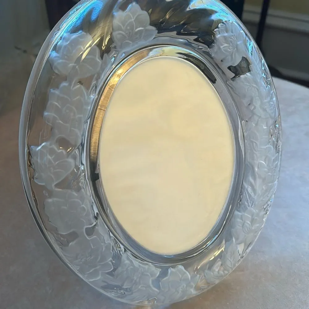 VTG Y2K 80’s COQUETTE Crystal Boudoir Picture Frame EUC